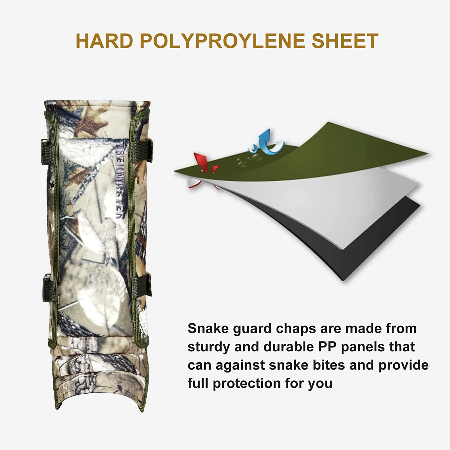 Amazon | TREKMASTER スネークゲートル スネークチャップス:防水